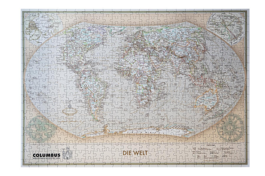 Die Executive Weltkarte als Puzzle
