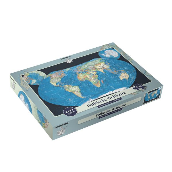 Die Politische Weltkarte als Puzzle