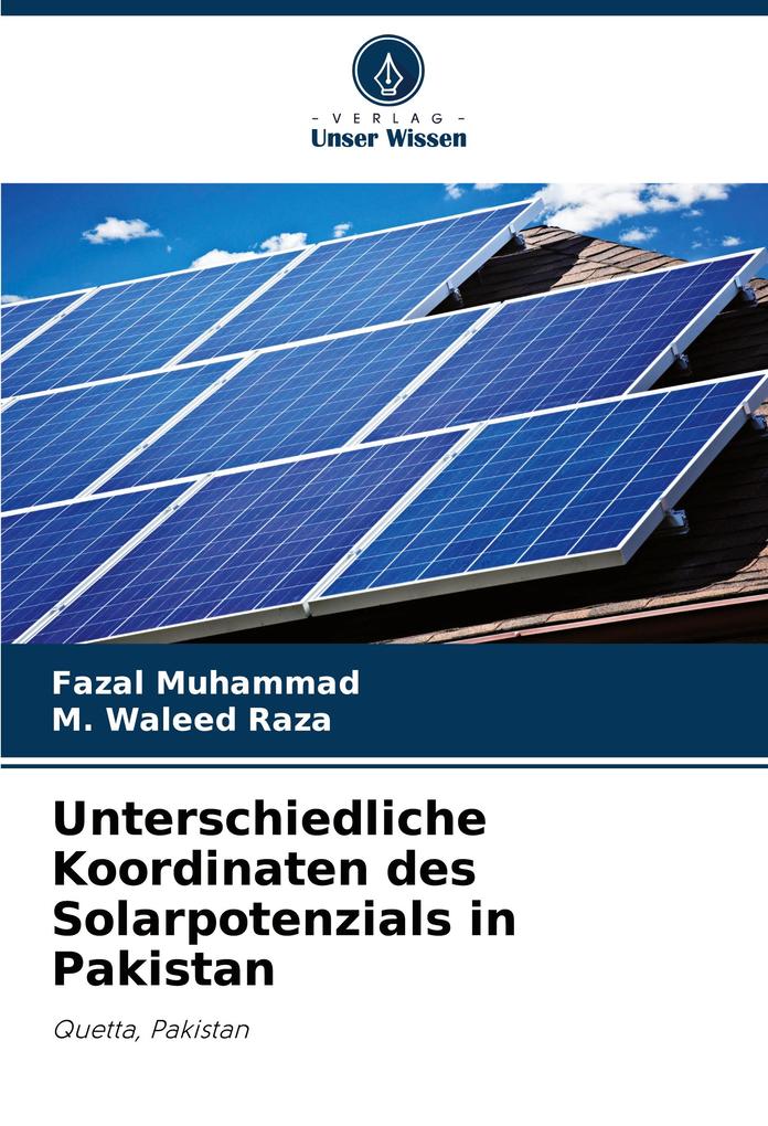 Unterschiedliche Koordinaten des Solarpotenzials in Pakistan