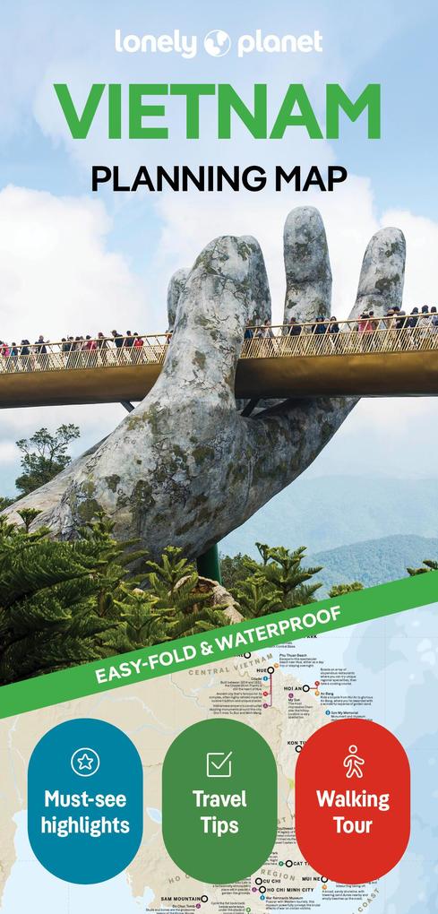 Lonely Planet Vietnam Planning Map