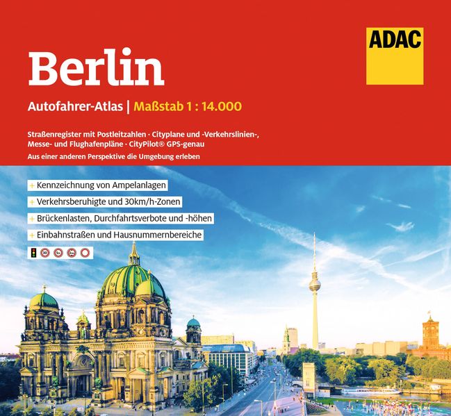 ADAC Autofahreratlas Berlin 1:14.000