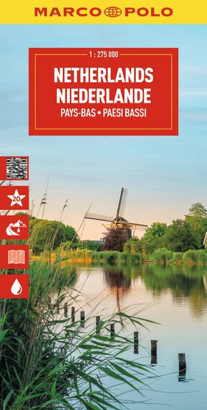 Mairdumont Marco Polo Reisekarte Niederlande 1, 275.000