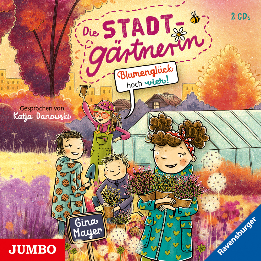 Die Stadtgärtnerin - Blumenglück hoch vier!.Tl.32 Audio-CD