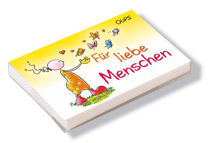 Oups Kärtchenbox - Für liebe Menschen
