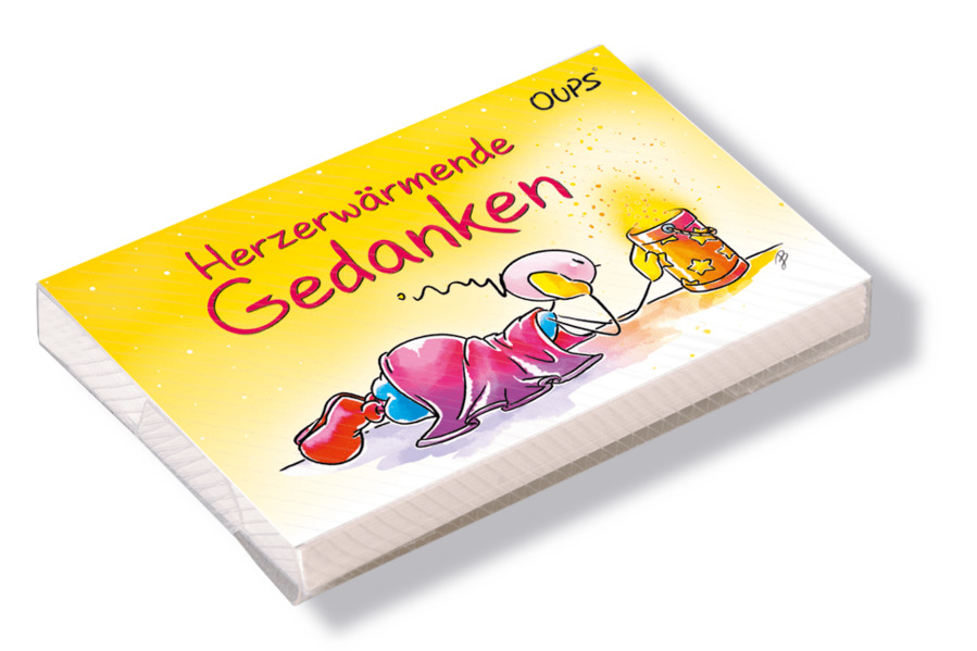 Oups Kärtchenbox - Herzerwärmende Gedanken