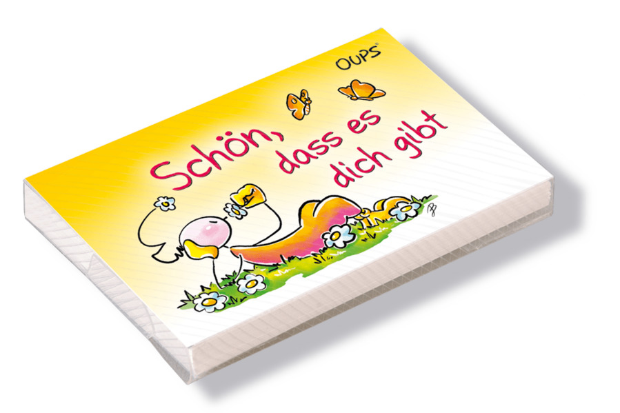 Oups Kärtchenbox - Schön dass es dich gibt
