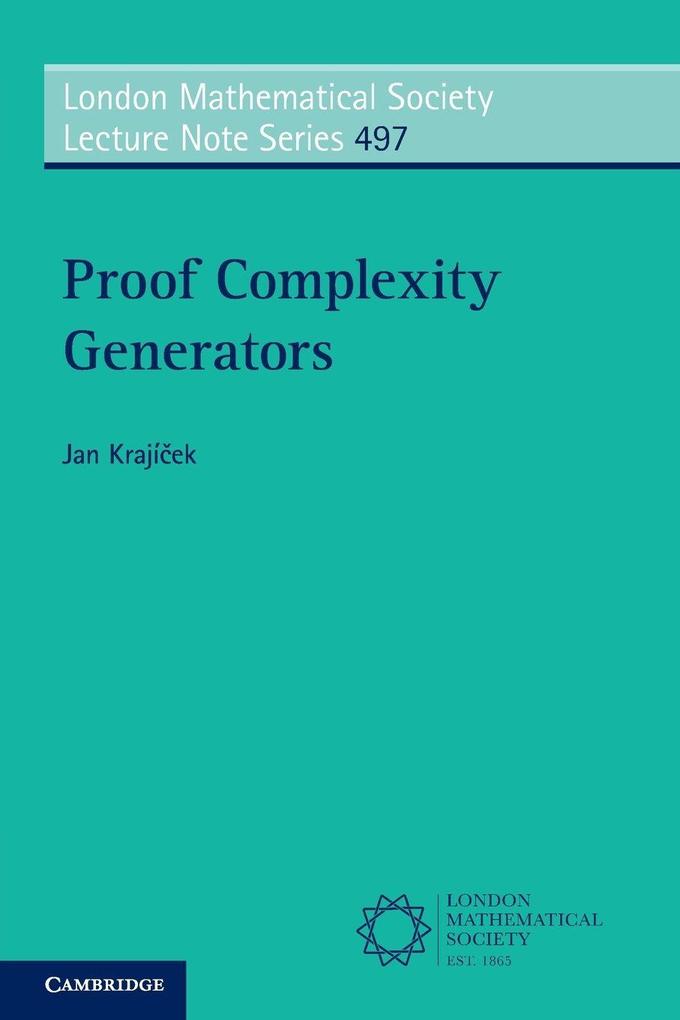 Proof Complexity Generators