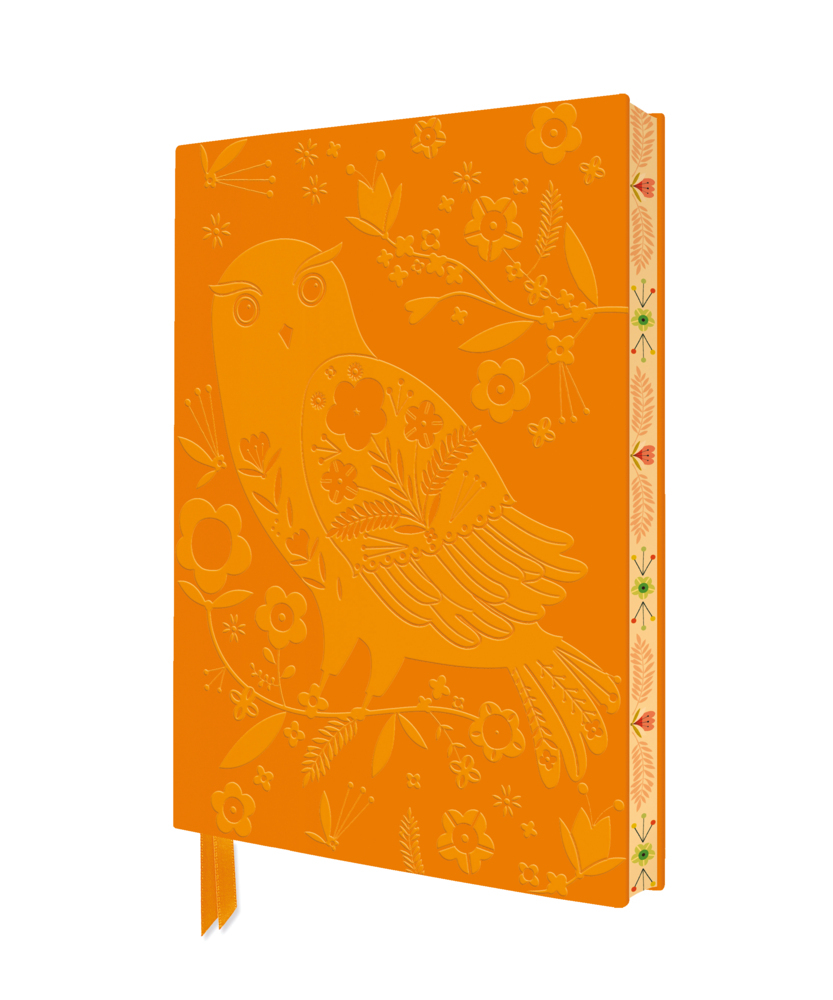 Exquisit Premium Notizbuch DIN A5: Bee Brown Volk Eule