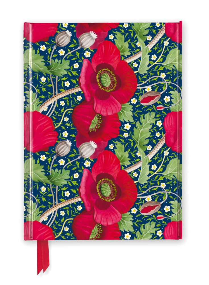 Premium Notizbuch DIN A5: Bex Parkin Rote Mohnblumen