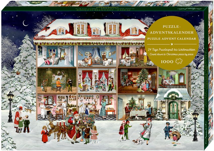 Puzzle-Adventskalender - Unser wunderbares Weihnachtshaus