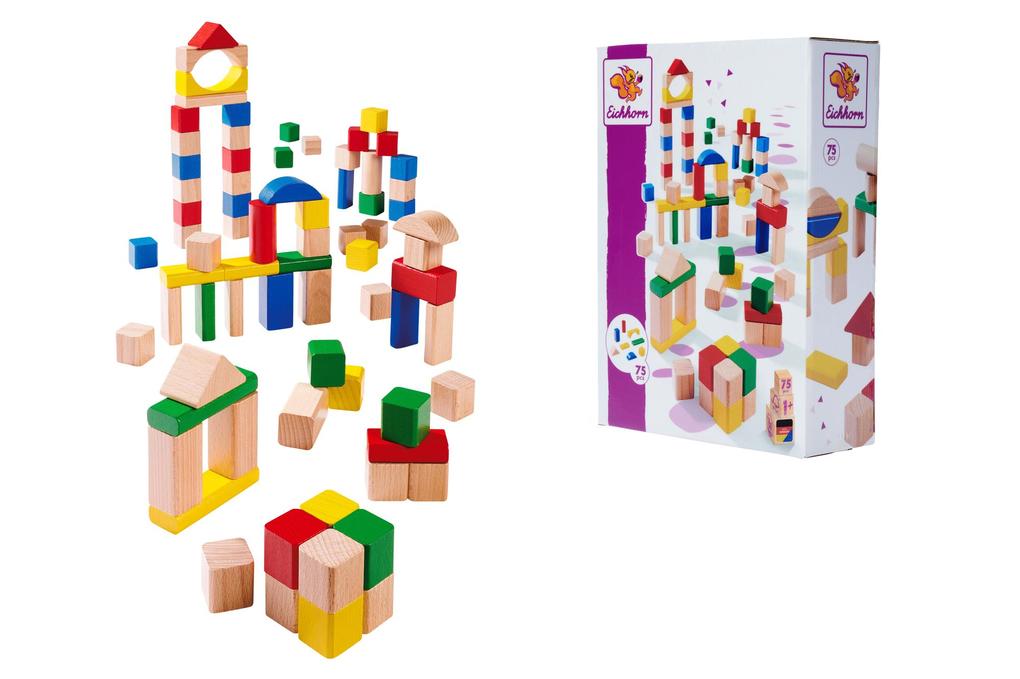 EH Holzbausteine Bunt /Natur