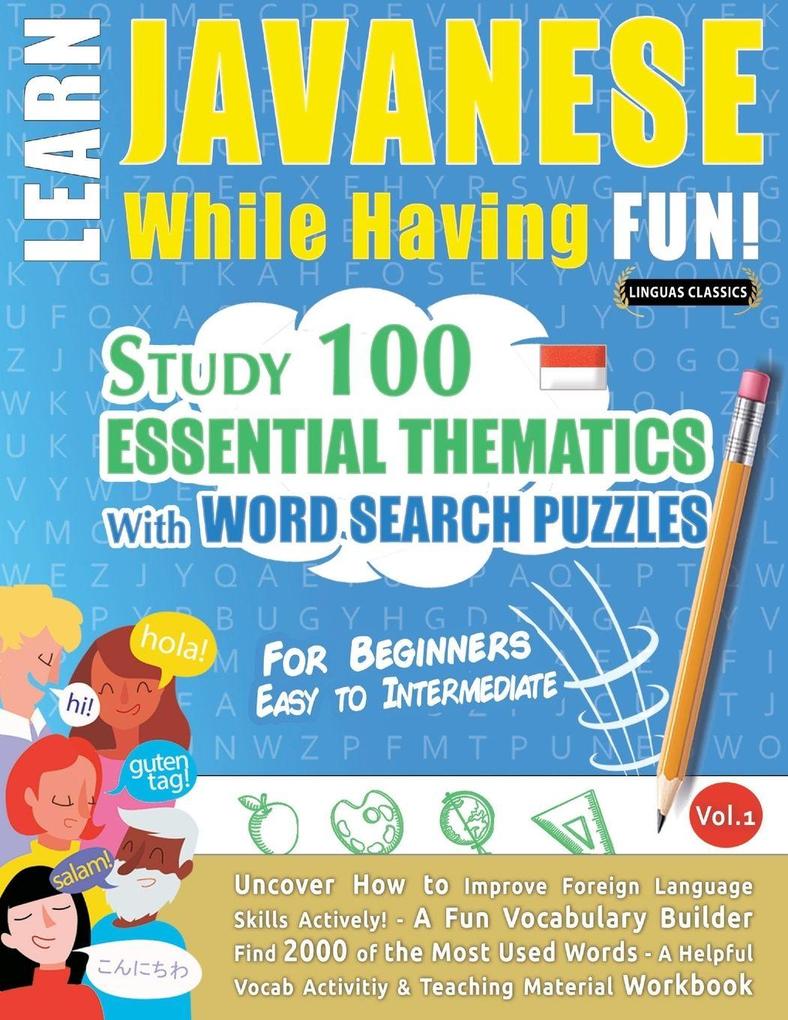 LEARN JAVANESE WHILE HAVING FUN! - FOR BEGINNERS