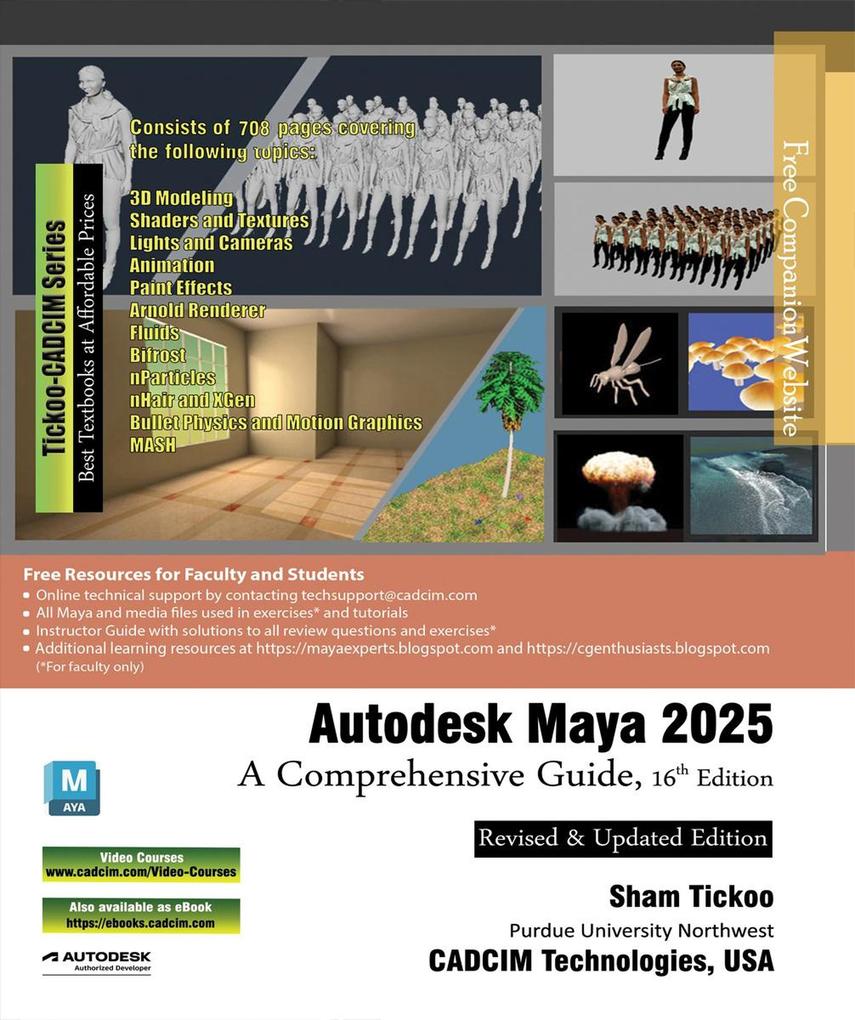 Autodesk Maya 2025: A Comprehensive Guide 16th Edition