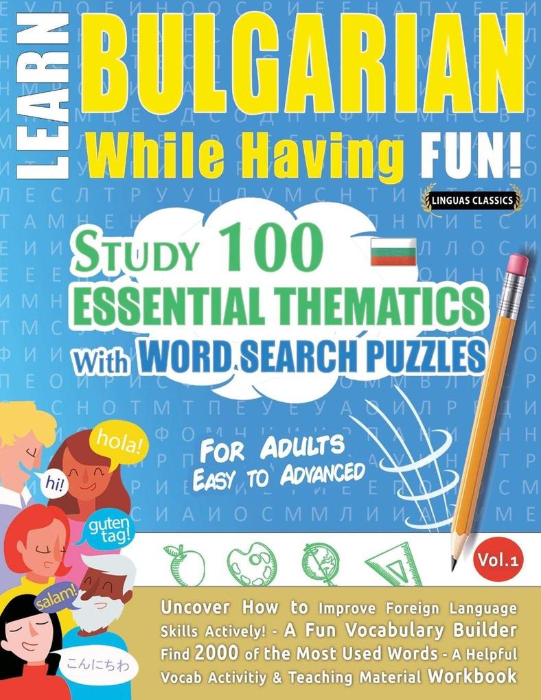 LEARN BULGARIAN WHILE HAVING FUN! - FOR ADULTS