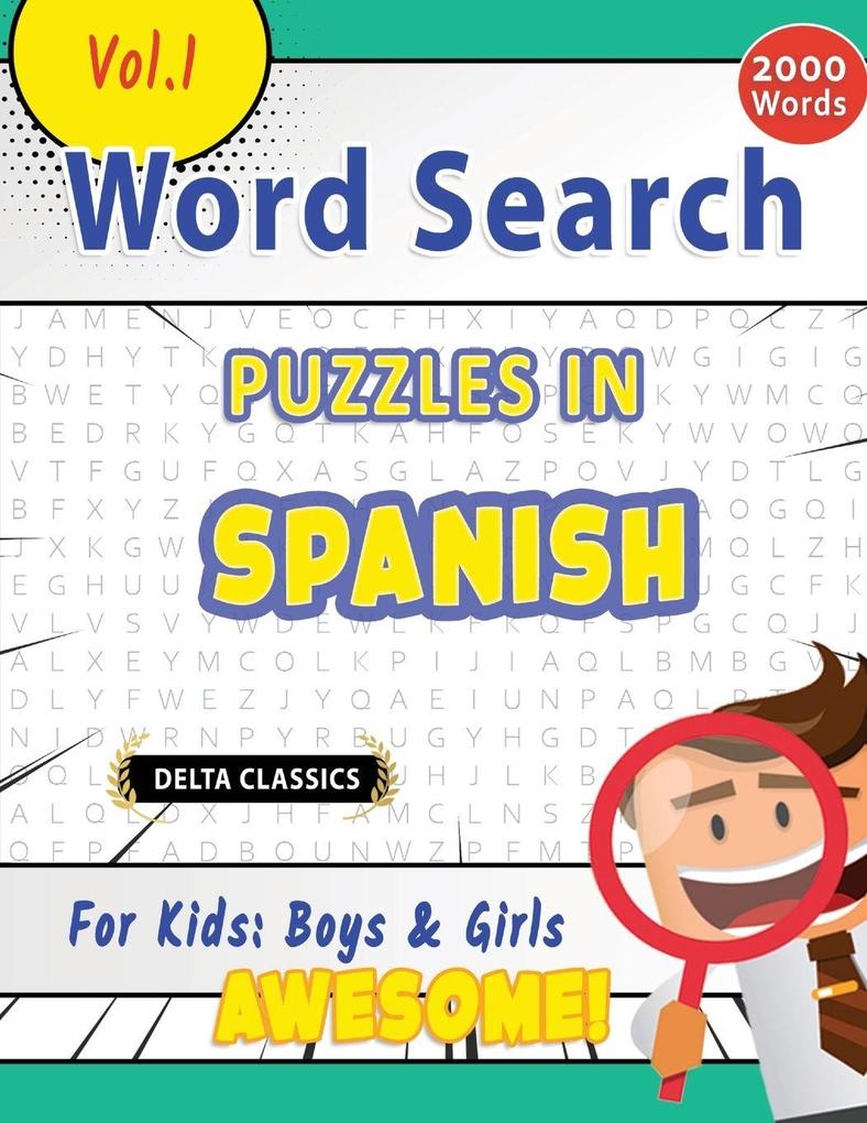 WORD SEARCH PUZZLES IN SPANISH FOR KIDS