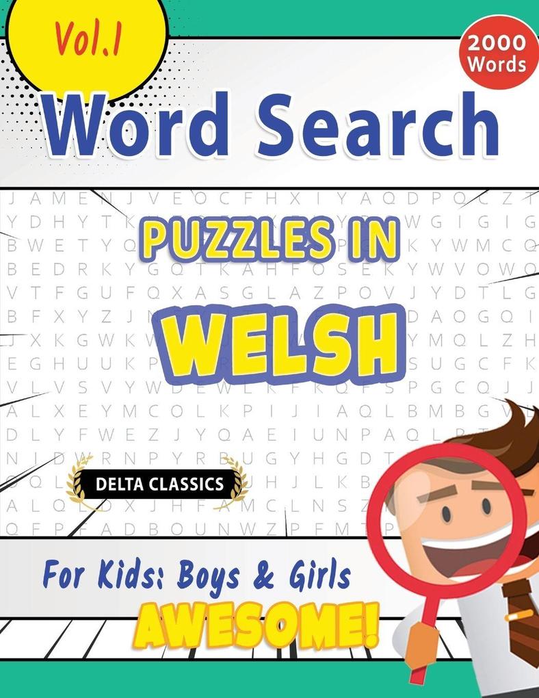 WORD SEARCH PUZZLES IN WELSH FOR KIDS