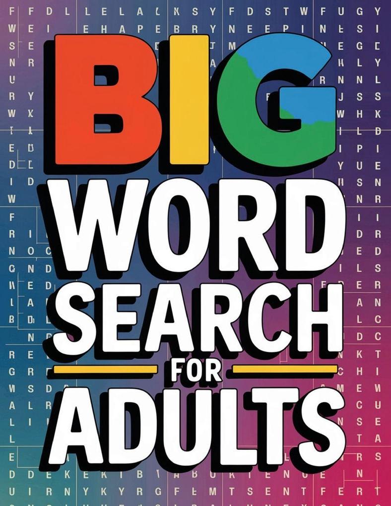 Big Word Search for Adults
