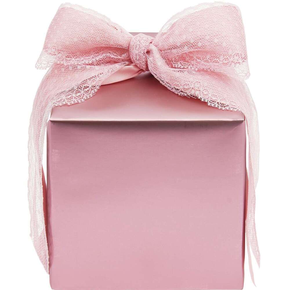 Geschenkpapier Metallic Rosa Matt FSC MIX