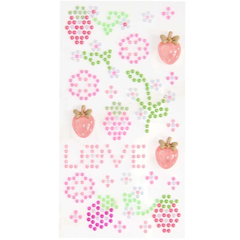 Perlensticker mit 3D-Figuren Love