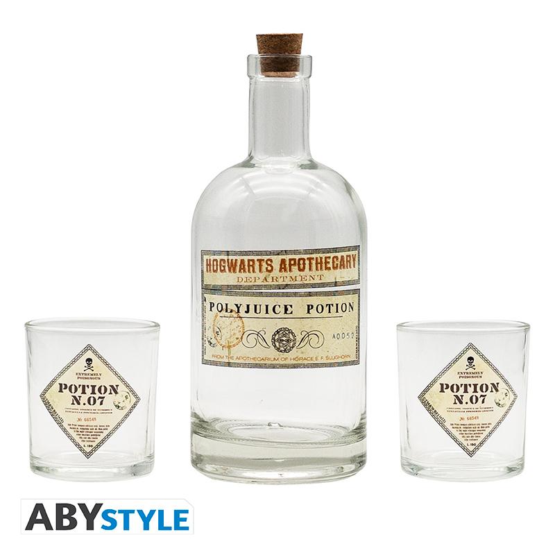 HARRY POTTER Bottle and glasses Set Potion