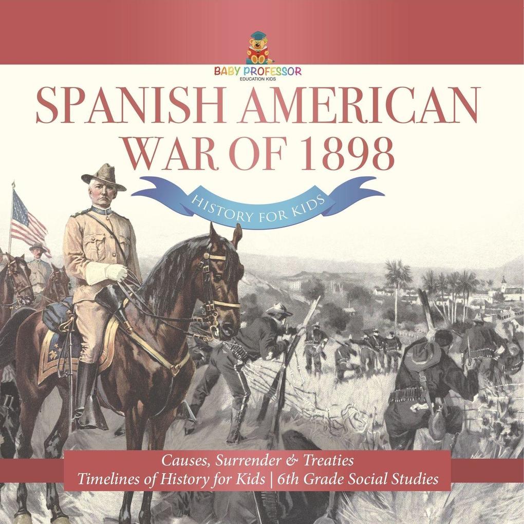 Spanish American War of 1898 - History for Kids - Causes Surrender & Treaties | Timelines of History for Kids | 6th Grade Social Studies