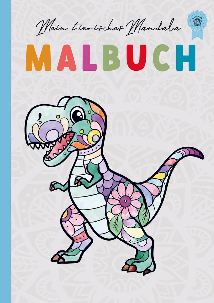 Mein Dino Mandala Malbuch