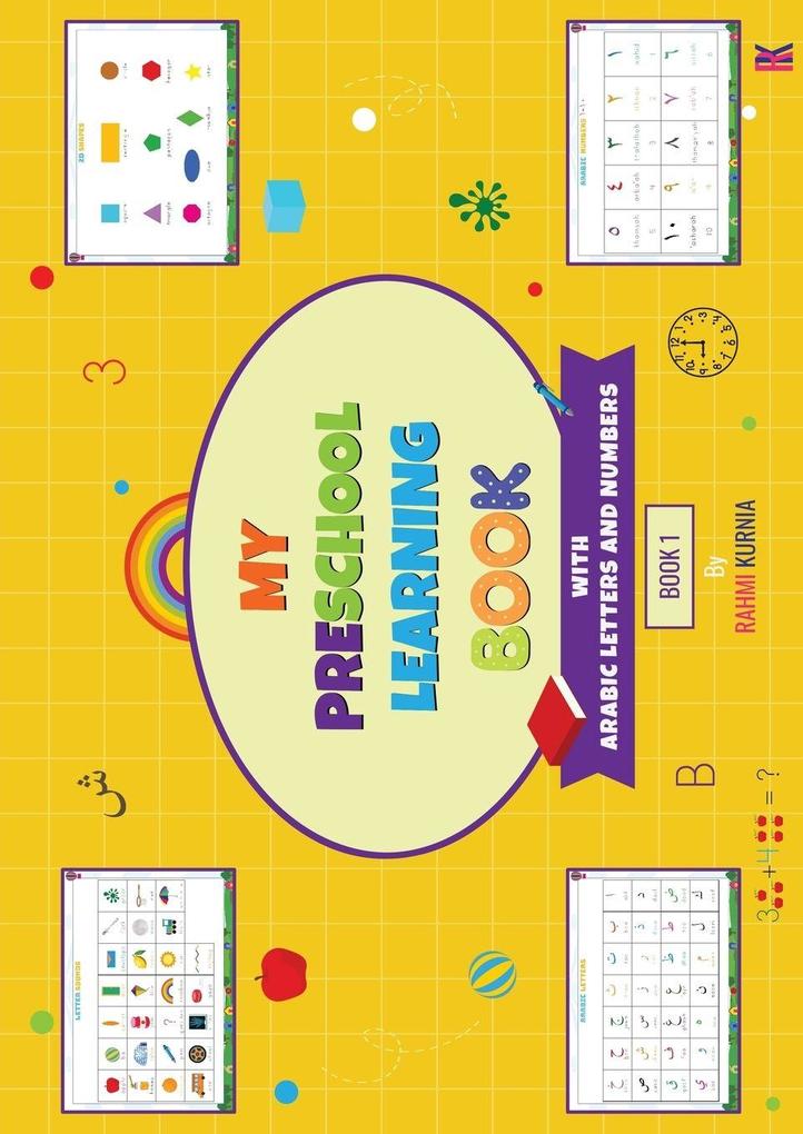 My Preschool Learning Book with Arabic Letters and Numbers
