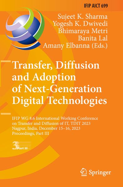 Transfer Diffusion and Adoption of Next-Generation Digital Technologies