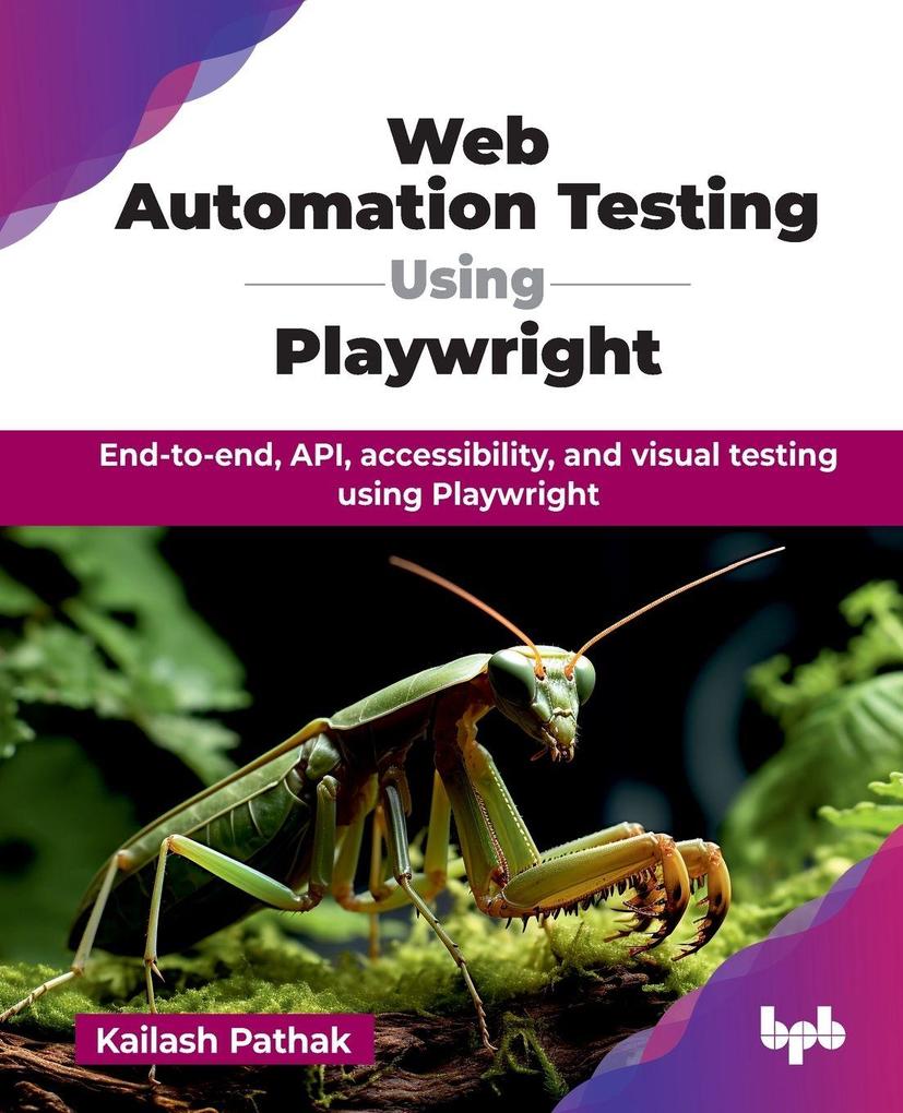 Bpb Publications Web Automation Testing Using Playwright