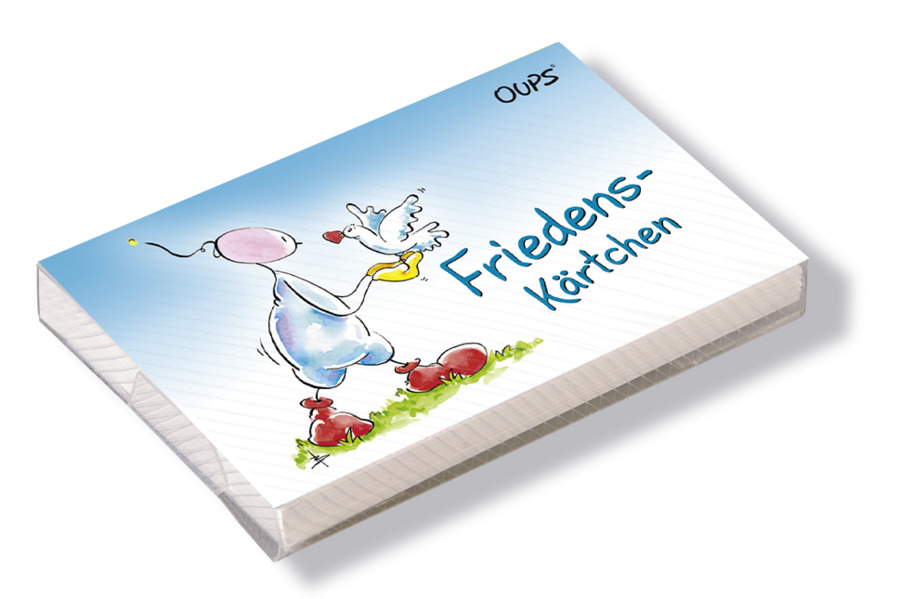 Oups Kärtchenbox - Friedens-Kärtchen