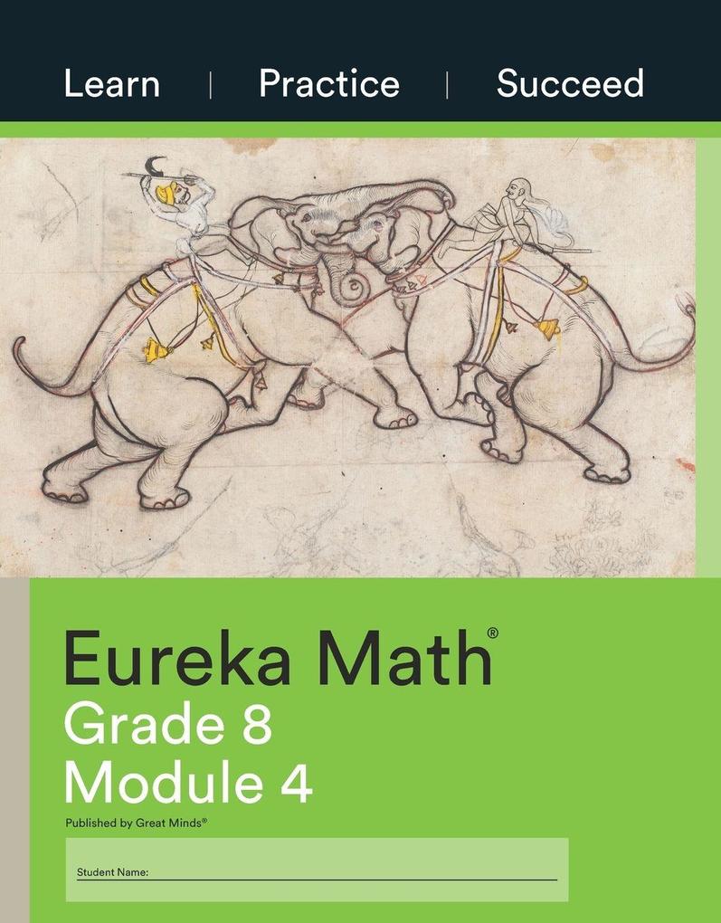 Eureka Math Grade 8 Learn Practice Succeed Workbook #4 (Module 4)
