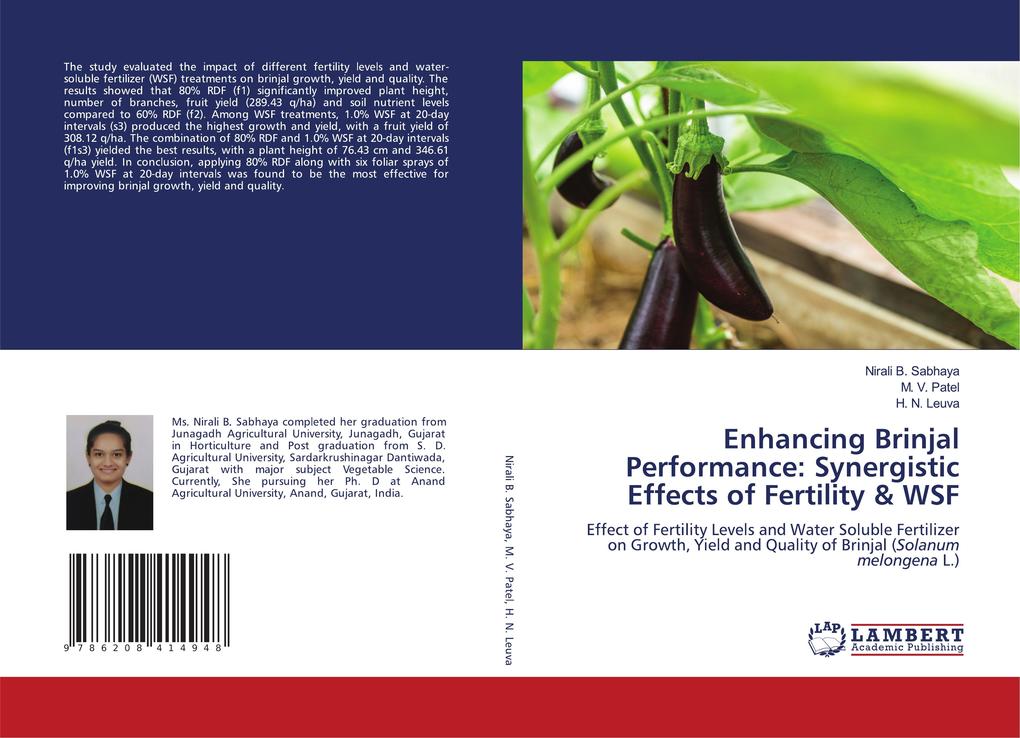 Enhancing Brinjal Performance: Synergistic Effects of Fertility & WSF