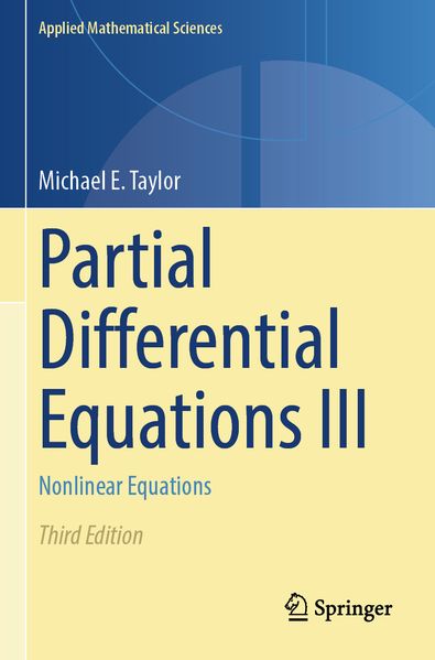 Partial Differential Equations III