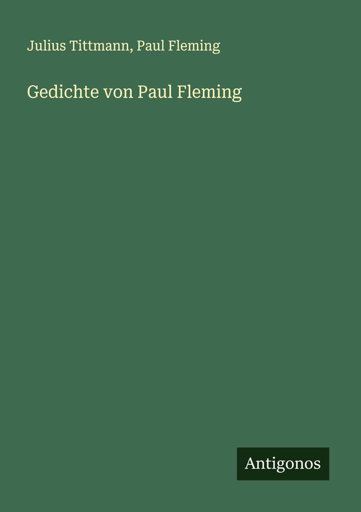 Gedichte von Paul Fleming