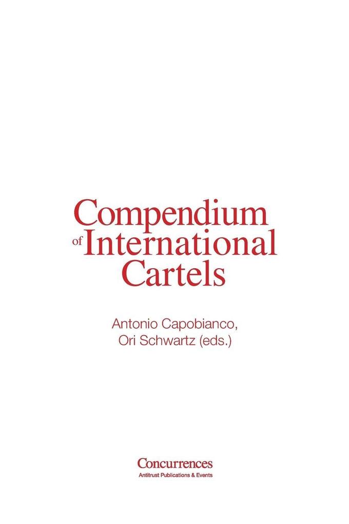 Compendium of International Cartels