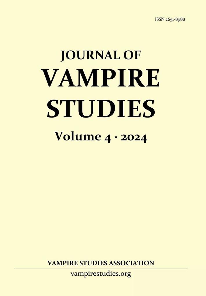 Journal of Vampire Studies