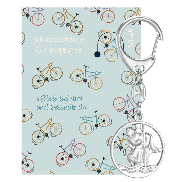 Schlüsselanhänger 'Christophorus'