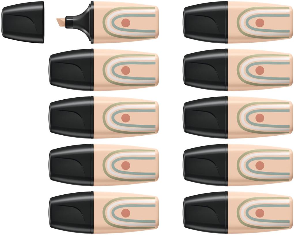 STABILO Textmarker BOSS MINI Naturevibes 10er Set beige
