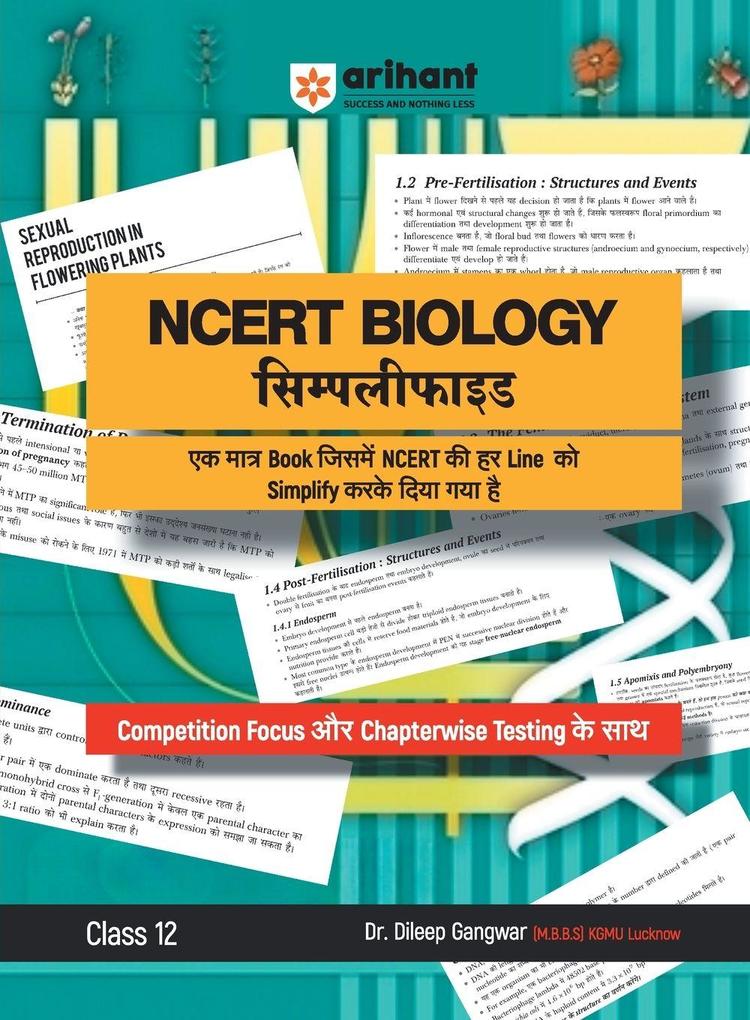 Arihant NCERT BIOLOGY Simplified Class 12th