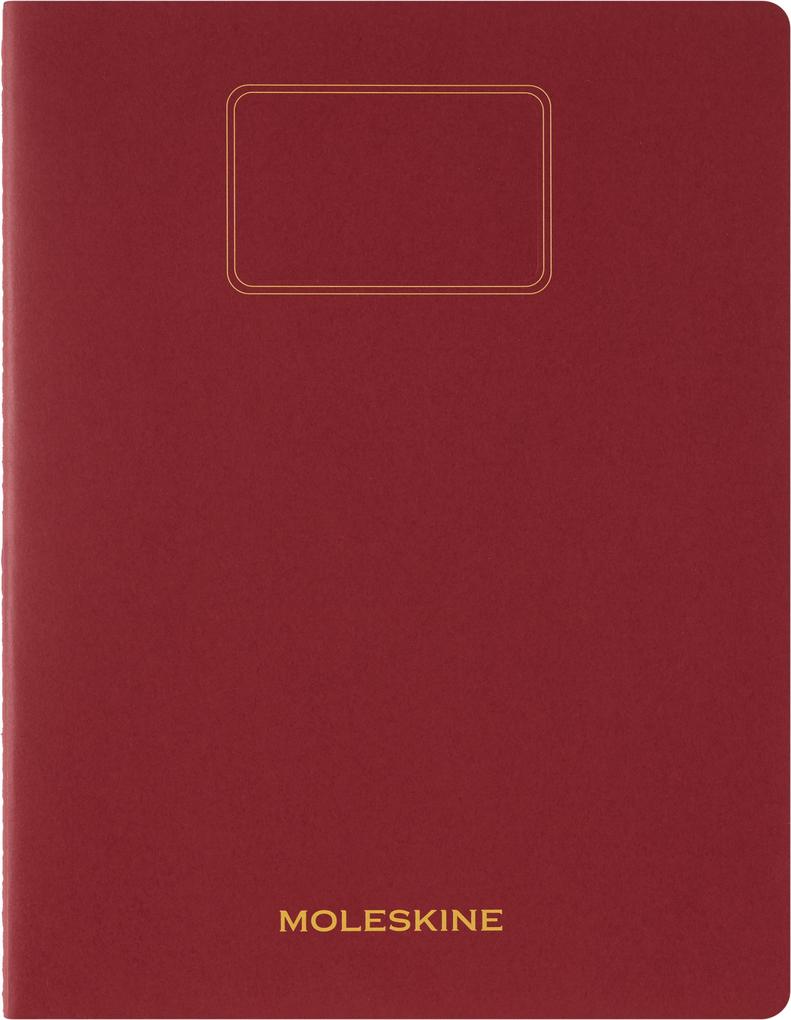 Moleskine Student Cahier XXL liniert Kartoneinband Rot