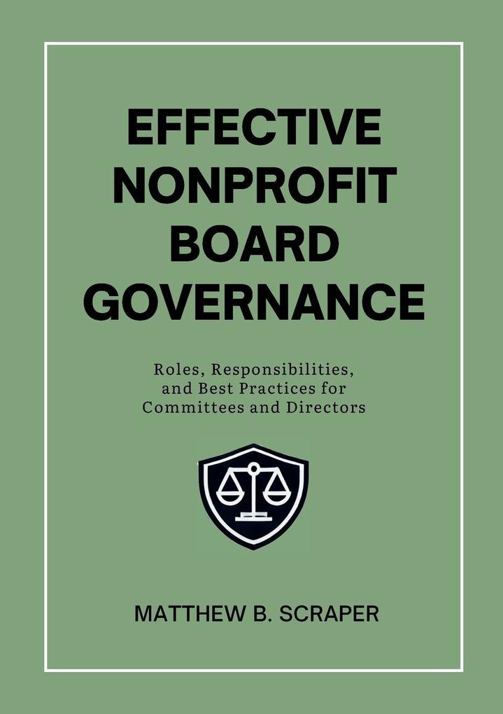 Effective Nonprofit Board Governance
