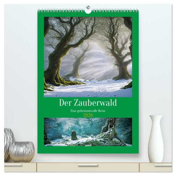 Der Zauberwald Eine geheimnisvolle Reise (hochwertiger Premium Wandkalender 2026 DIN A2 hoch) Kunstdruck in Hochglanz
