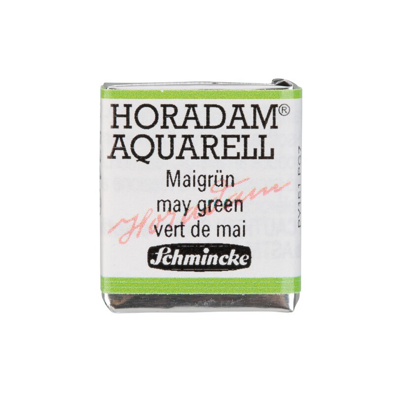 Schmincke Horadam Aquarell 1/2 Näpfchen Maigrün