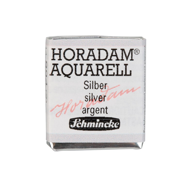 Schmincke Horadam Aquarell 1/2 Näpfchen Silber