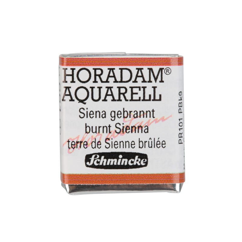Schmincke Horadam Aquarell 1/2 Näpfchen Siena gebrannt