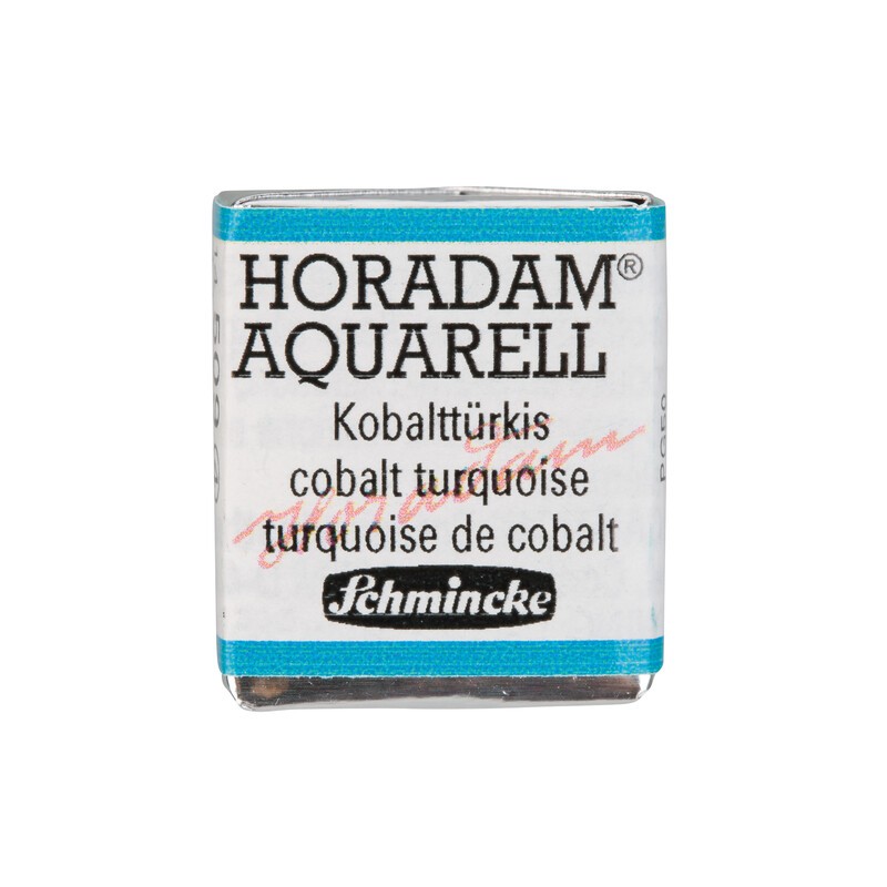 Schmincke Horadam Aquarell 1/2 Näpfchen Kobalttürkis