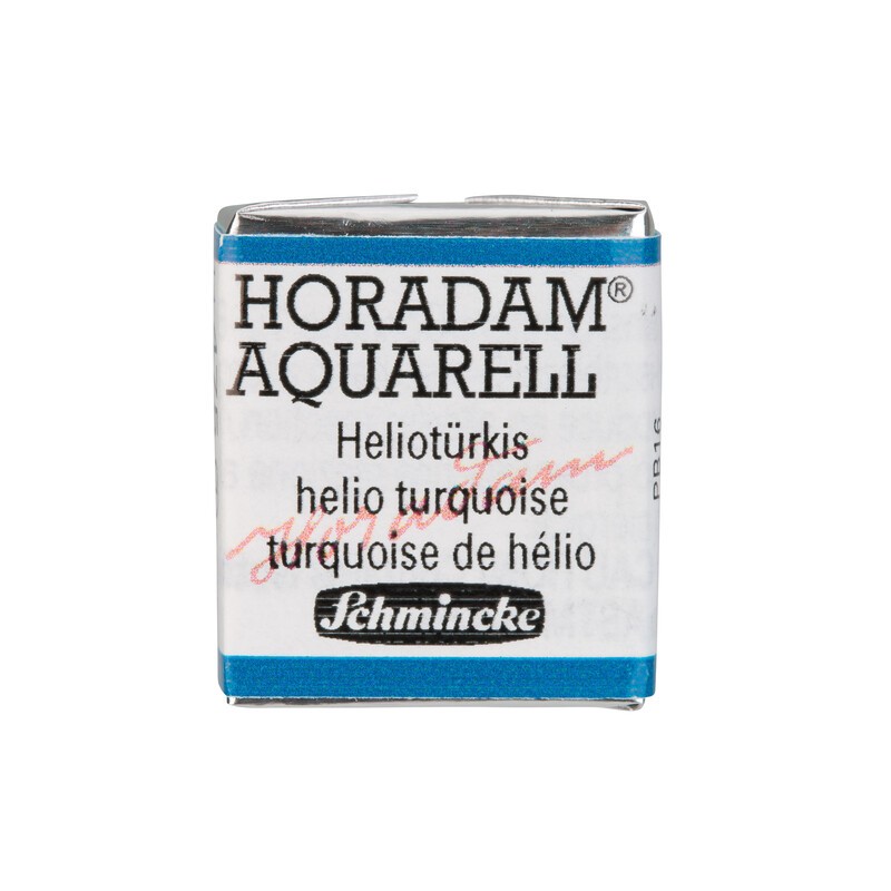 Schmincke Horadam Aquarell 1/2 Näpfchen Heliotürkis