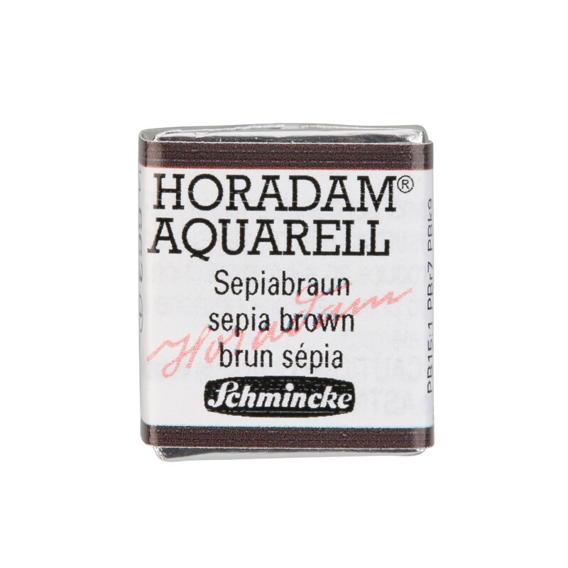 Schmincke Horadam Aquarell 1/2 Näpfchen Sepiabraun
