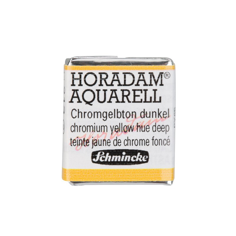 Schmincke Horadam Aquarell 1/2 Näpfchen Chromgelbton dunkel
