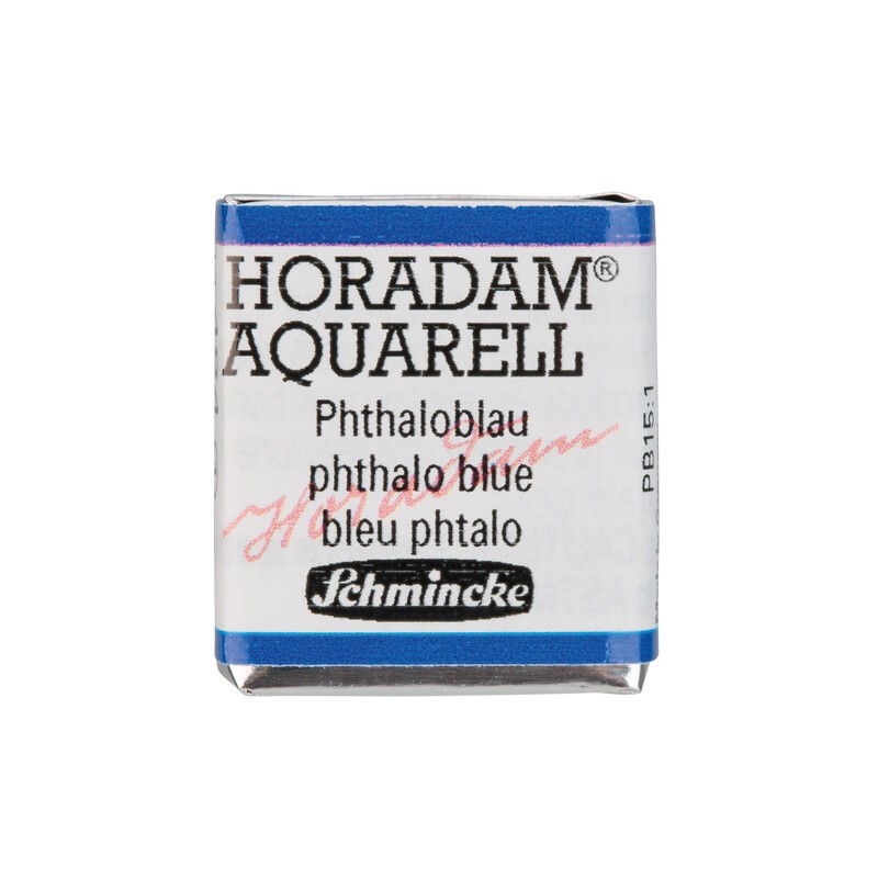Schmincke Horadam Aquarell 1/2 Näpfchen Phthaloblau